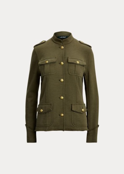 Chaquetas Ralph Lauren Mujer Verde Oscuro Oliva - French Terry - LMCRK1275